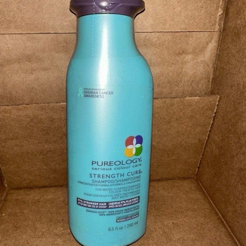 pureology strength cure‎ shampoo hair care repair